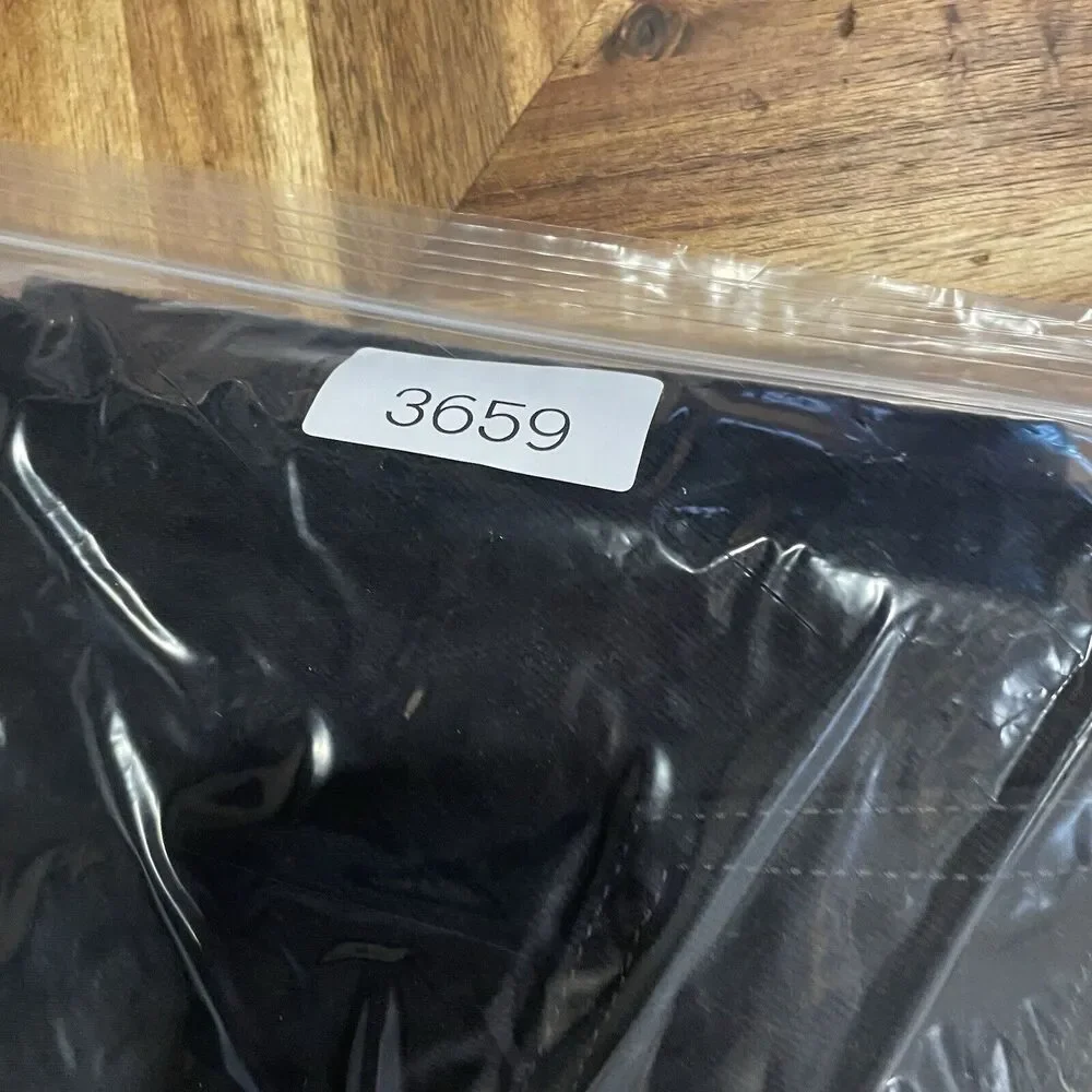 Levis 501 Jeans Original Fit Button Fly Straight‎ Leg Black Denim Mens 34x33
